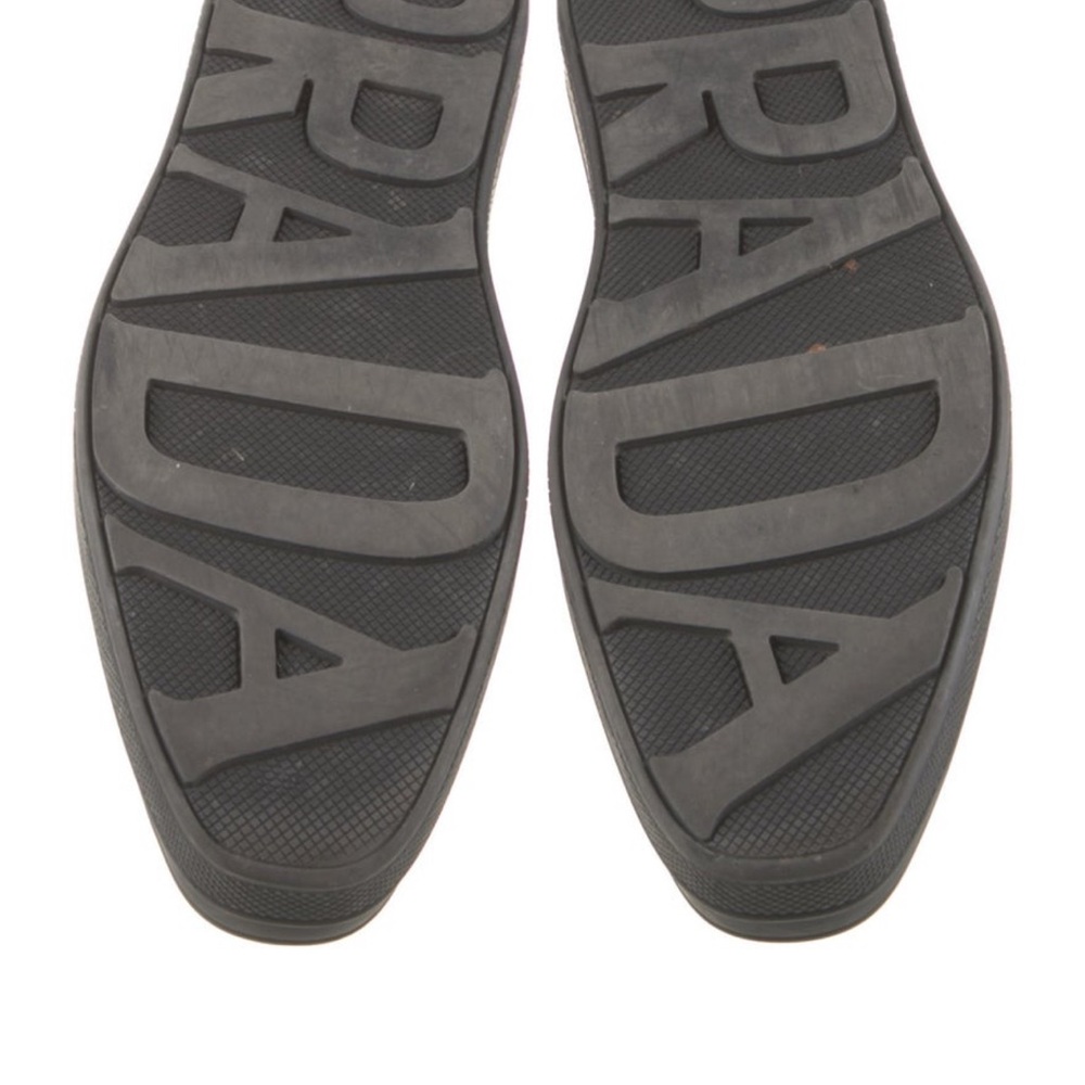 Prada Black Sole Design Sneakers - Picture 4 of 5
